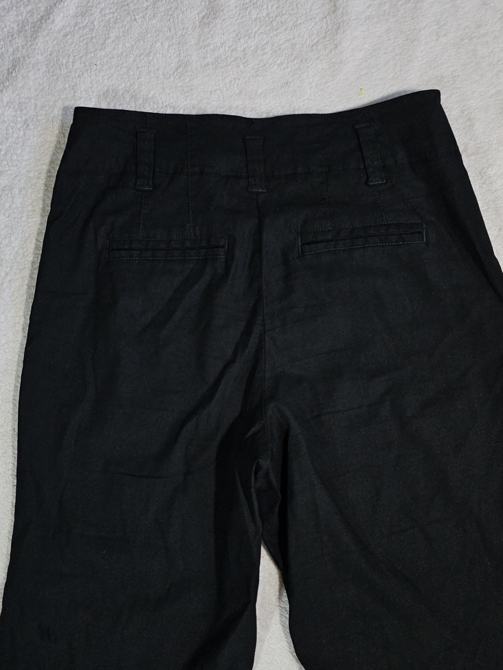 Maeve Pants Womens 12 The Naomi Wide Leg Flare Black Anthropologie High Rise. - Picture 10 of 13